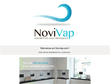 Tablet Screenshot of novivap.com